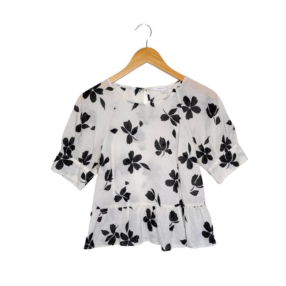 Popsugar Floral Peplum Top